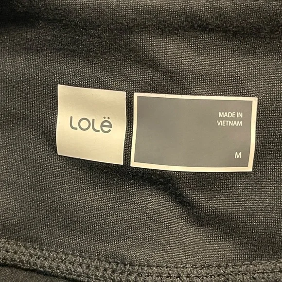 Lolë Ladies Lounge Jogger NWOT - Black Size Medium with Side Pockets - Picture 4 of 6